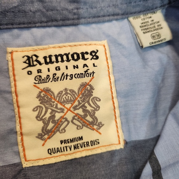 Rumors Original Button Up Shirt - Picture 2 of 3